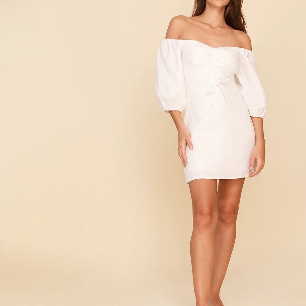 Reformation kathryn linen dress